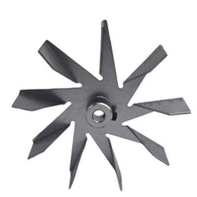 114mm Διαμέτρου Φανατήρα τζάκι 9 λεπίδες Ζυγισμένο φύλλο για σόμπα με πυριτίδια